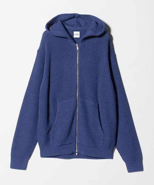 California General Store(California General Store)の「<CGS.>ペーパー コットン ジップ パーカー(パーカー・メンズ・ベージュ/ロイヤルブルー・L/S/M)」の7枚目の写真