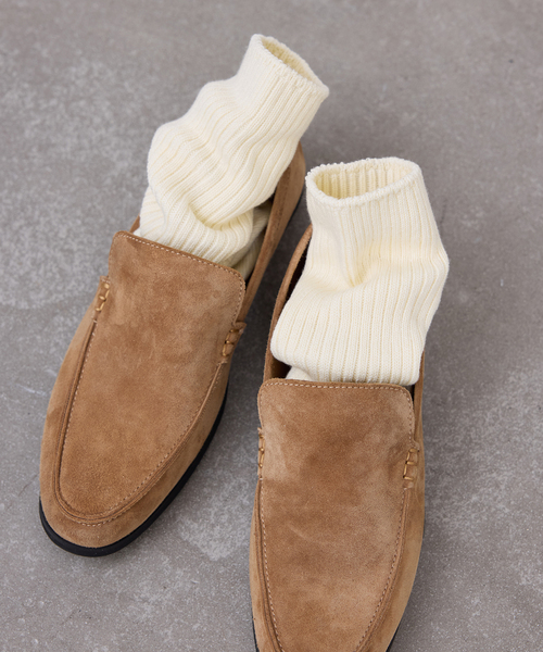 SLOBE IENA（スローブイエナ）の「《単品/追加》ルーズリブソックス（ソックス/靴下・レディース・ライトグレー/ピンク系その他/カーキ/イエロー・FREE）」の3枚目の写真