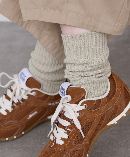 SLOBE IENA（スローブイエナ）の「《単品/追加》ルーズリブソックス（ソックス/靴下・レディース・ライトグレー/ピンク系その他/カーキ/イエロー・FREE）」の18枚目の写真