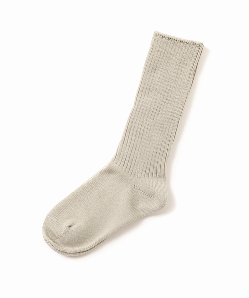 SLOBE IENA（スローブイエナ）の「《単品/追加》ルーズリブソックス（ソックス/靴下・レディース・ライトグレー/ピンク系その他/カーキ/イエロー・FREE）」の7枚目の写真