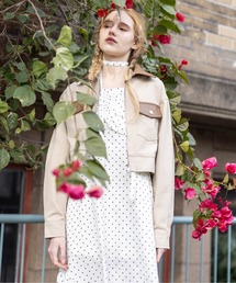 clear（クリア）の「レザー切替キャンバスジャケット［大人 カジュアル 着回し力抜群］≪新作≫（その他アウター）」