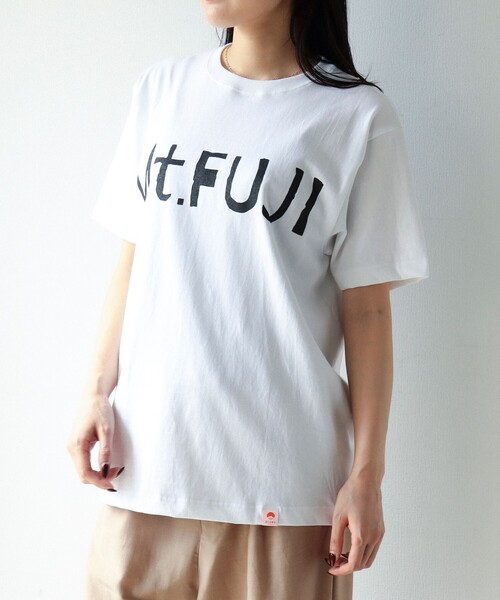 BEAMS JAPAN(ビームス ジャパン)の「宮入圭太 Mt.FUJI Tシャツ(Tシャツ/カットソー・レディース・ホワイト・SMALL/MEDIUM/LARGE/X-LARGE)」の13枚目の写真