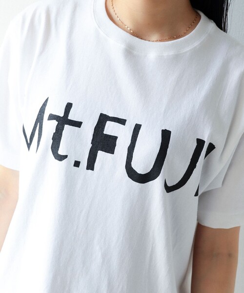 BEAMS JAPAN(ビームス ジャパン)の「宮入圭太 Mt.FUJI Tシャツ(Tシャツ/カットソー・レディース・ホワイト・SMALL/MEDIUM/LARGE/X-LARGE)」の14枚目の写真