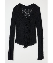 【26年SS新作】LACE RUFFLE トップス