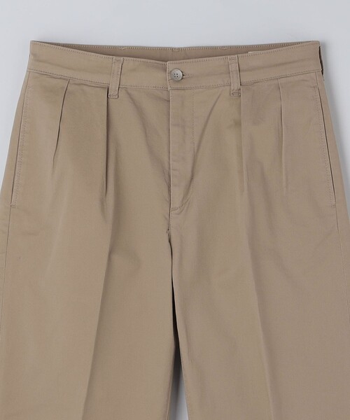 SHIPS（シップス）の「【SHIPS別注】YCHAI: チノ ワイド トラウザーズ（チノパンツ・メンズ・ベージュ・30 inch/32inch/31inch）」の9枚目の写真