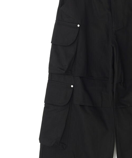 DANKE SCHON(ダンケシェーン)の「DankeSchon/ダンケシェーン/10oz KATURAGI W-CARGO PANTS(その他パンツ・レディース・グレー/ホワイト/ブラック・M/L/S)」の10枚目の写真