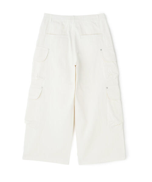 DANKE SCHON(ダンケシェーン)の「DankeSchon/ダンケシェーン/10oz KATURAGI W-CARGO PANTS(その他パンツ・レディース・グレー/ホワイト/ブラック・M/L/S)」の4枚目の写真
