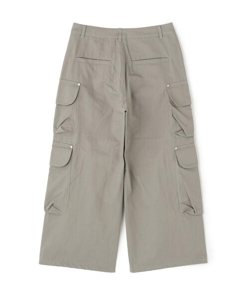 DANKE SCHON(ダンケシェーン)の「DankeSchon/ダンケシェーン/10oz KATURAGI W-CARGO PANTS(その他パンツ・レディース・グレー/ホワイト/ブラック・M/L/S)」の6枚目の写真