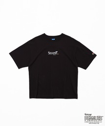 【FRUIT OF THE LOOM】FTL x PEANUTS16/-OE 天竺T シャツ1 / スヌーピーロゴ 半袖Tシャツ