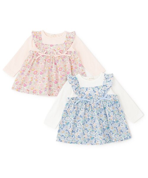 sense of wonder（センスオブワンダー）の「Betsyドッキングチュニック（チュニック・キッズ・ブルー/ピンク・130cm/120cm/110cm/100cm/90cm/80ｃｍ）」の8枚目の写真