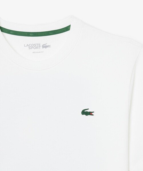 LACOSTE（ラコステ）の「ボールバスケットバックプリントウルトラドライTシャツ（Tシャツ/カットソー・メンズ・ホワイト・4/3/5）」の5枚目の写真