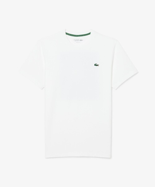 LACOSTE（ラコステ）の「ボールバスケットバックプリントウルトラドライTシャツ（Tシャツ/カットソー・メンズ・ホワイト・4/3/5）」の4枚目の写真