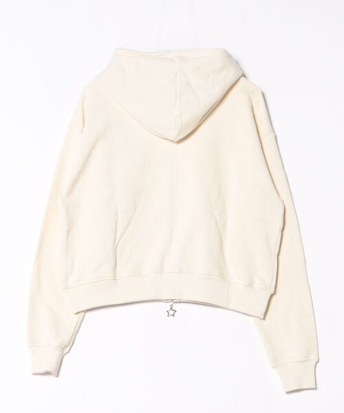 TINA：JOJUN（ティーナジョジュン）の「フロントジップ スタープリント パーカー TINA：JOJUN（パーカー・レディース・アイボリー/ネイビー・M）」の22枚目の写真