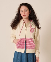 TINA：JOJUN | フロントジップ スタープリント パーカー TINA：JOJUN(パーカー)