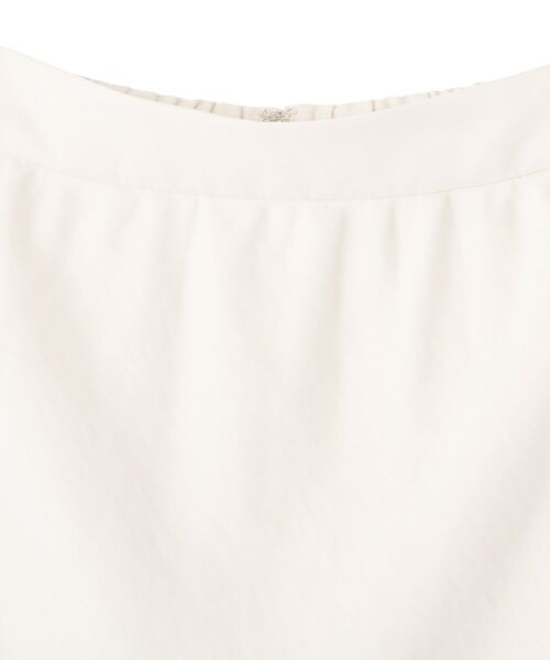 Green Parks(グリーンパークス)の「光沢サテンナロースカート(スカート・レディース・ブラック/アイボリー/チャコールグレー・FREE)」の18枚目の写真