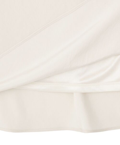 Green Parks(グリーンパークス)の「光沢サテンナロースカート(スカート・レディース・ブラック/アイボリー/チャコールグレー・FREE)」の22枚目の写真