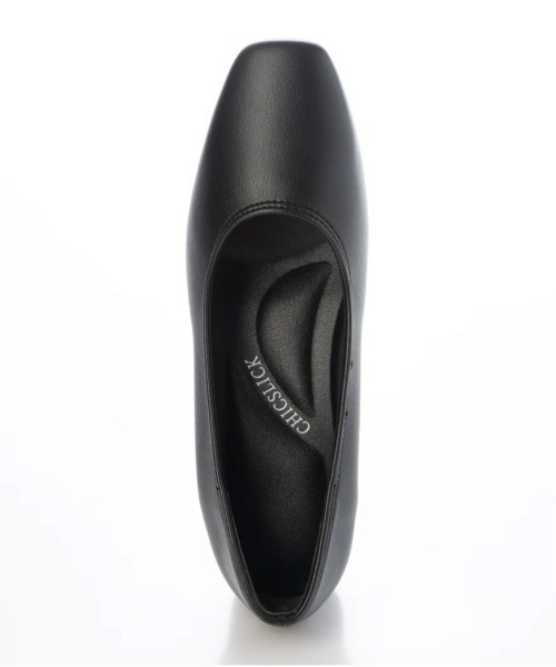 enchanted（エンチャンテッド）の「CHICSLICK 晴雨兼用3Dインソールスクエアトゥ2.5cmパンプス（パンプス・レディース・ブラック・22.5/25/24.5/24/23.5/23）」の9枚目の写真