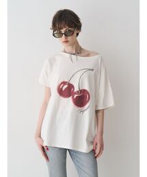 jouetie | チェリーワンショルルーズTシャツ(Tシャツ/カットソー)