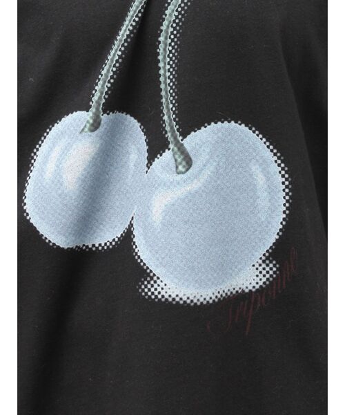 jouetie(ジュエティ)の「チェリーワンショルルーズTシャツ(Tシャツ/カットソー・レディース・ブラック/レッド/オフホワイト・MEDIUM)」の17枚目の写真