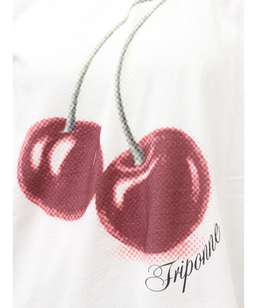 jouetie(ジュエティ)の「チェリーワンショルルーズTシャツ(Tシャツ/カットソー・レディース・ブラック/レッド/オフホワイト・MEDIUM)」の19枚目の写真