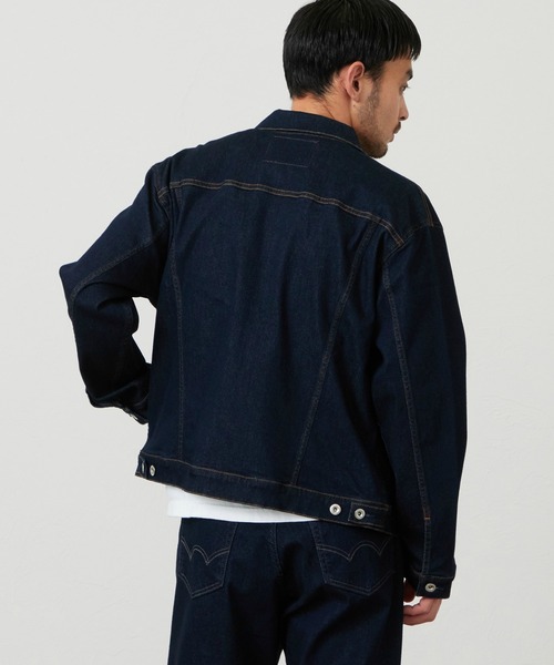 EDWIN(エドウィン)の「EDWIN エドウィン ジャージーズ デニムジャケット Gジャン ストレッチ セットアップ(デニムジャケット・メンズ・ブルー/インディゴブルー/ダークインディゴブルー・SMALL/MEDIUM/LARGE/X-LARGE)」の7枚目の写真