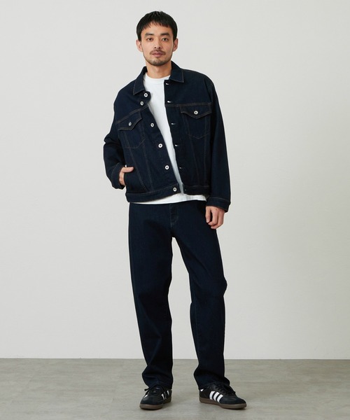EDWIN(エドウィン)の「EDWIN エドウィン ジャージーズ デニムジャケット Gジャン ストレッチ セットアップ(デニムジャケット・メンズ・ブルー/インディゴブルー/ダークインディゴブルー・SMALL/MEDIUM/LARGE/X-LARGE)」の13枚目の写真