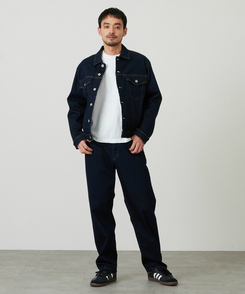 EDWIN(エドウィン)の「EDWIN エドウィン ジャージーズ デニムジャケット Gジャン ストレッチ セットアップ(デニムジャケット・メンズ・ブルー/インディゴブルー/ダークインディゴブルー・SMALL/MEDIUM/LARGE/X-LARGE)」の14枚目の写真