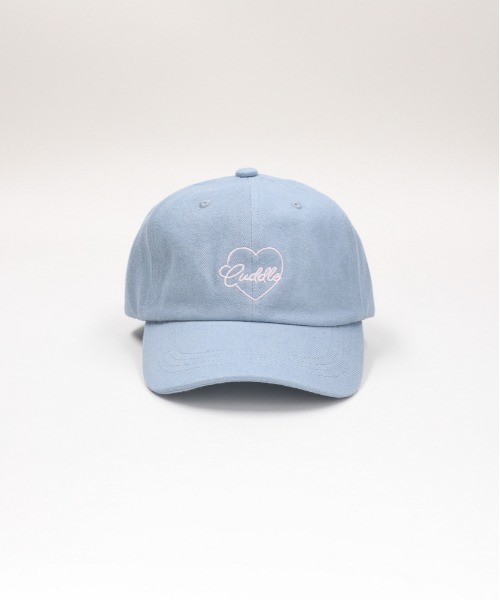 Right-on(ライトオン)の「【VIVIAN BLUE】デニムロゴキャップ (ハート刺繍 / サイズ調整可能 / シーズンレス / カジュアル)(キャップ・キッズ・サックスブルー/ブルー・フリー)」の5枚目の写真