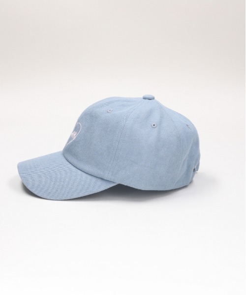 Right-on(ライトオン)の「【VIVIAN BLUE】デニムロゴキャップ (ハート刺繍 / サイズ調整可能 / シーズンレス / カジュアル)(キャップ・キッズ・サックスブルー/ブルー・フリー)」の6枚目の写真