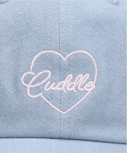 Right-on(ライトオン)の「【VIVIAN BLUE】デニムロゴキャップ (ハート刺繍 / サイズ調整可能 / シーズンレス / カジュアル)(キャップ・キッズ・サックスブルー/ブルー・フリー)」の9枚目の写真