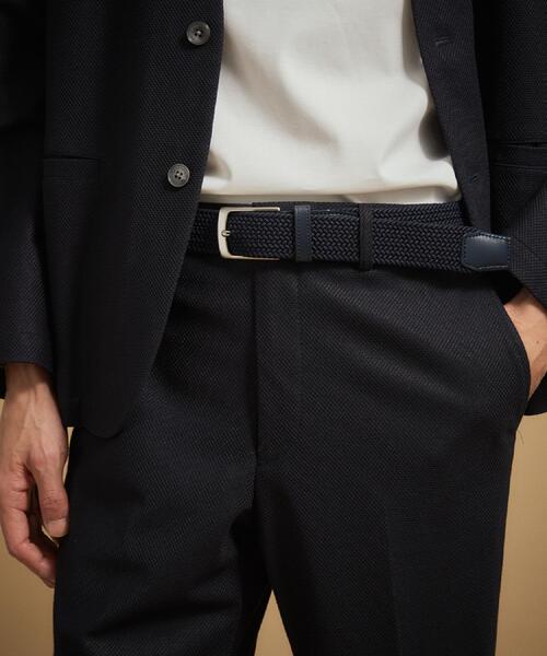 TAKEO KIKUCHI(タケオキクチ)の「【Made in JAPAN】ドモドソーラ ゴムメッシュベルト(ベルト・メンズ・チャコールグレー/ブラック/ネイビー/ダークブラウン/キャメル・00)」の14枚目の写真