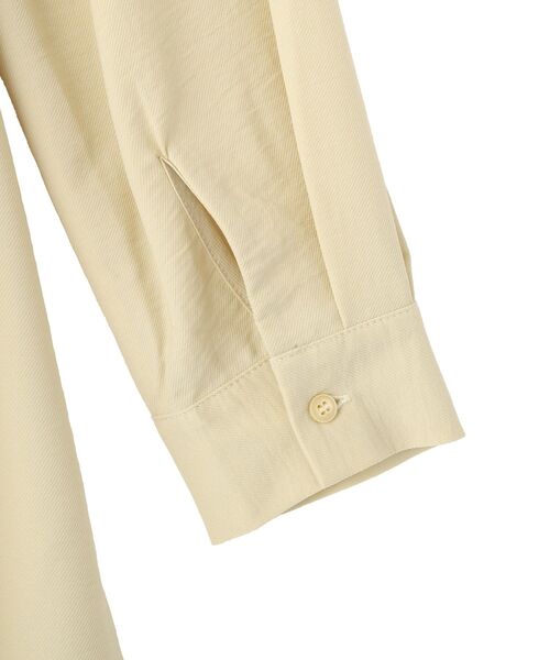 Green　Parks（グリーンパークス）の「SET2点フリルビスチェ＋シャツワンピース（シャツワンピース・レディース・ライトカーキ/ブラック/グレー・FREE）」の14枚目の写真