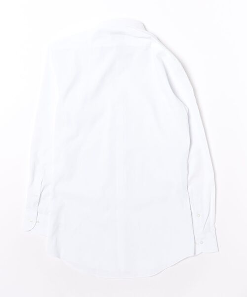 TOKYO SHIRTS(トウキョウシャツ)の「【透け防止】 形態安定ノンアイロン レギュラー 長袖ビジネスワイシャツ 白無地(大きいサイズ・長いサイズ)(ビジネスシャツ・メンズ・ホワイト・首回り39cm-裄丈88cm/首回り45cm-裄丈90cm/首回り45cm-裄丈86cm/首回り45cm-裄丈82cm/首回り43cm-裄丈90cm/首回り42cm-裄丈90cm/首回り41cm-裄丈90cm/首回り47cm-裄丈90cm/首回り47cm-裄丈86cm)」の7枚目の写真