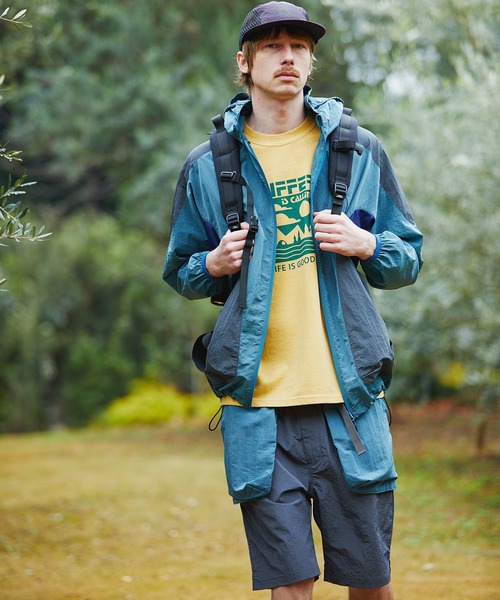 The DUFFER of ST.GEORGE(ザダファーオブセントジョージ)の「TECH RIPSTOP MOUNTAIN PARKA:セットアップ対応 テック リップストップ マウンテンパーカー(ナイロンジャケット・メンズ・ブラック/ブルー・X-LARGE/LARGE/MEDIUM)」の15枚目の写真