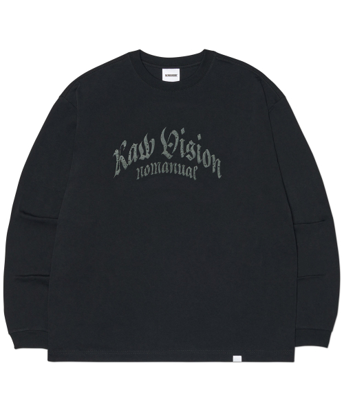 NOMANUAL(NOMANUAL)の「F.P LONG SLEEVE TEE - BLACK(Tシャツ/カットソー・レディース・その他・MEDIUM/LARGE/X-LARGE)」の1枚目の写真
