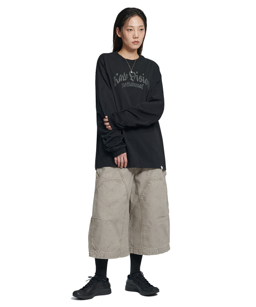NOMANUAL(NOMANUAL)の「F.P LONG SLEEVE TEE - BLACK(Tシャツ/カットソー・レディース・その他・MEDIUM/LARGE/X-LARGE)」の5枚目の写真