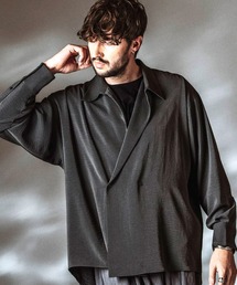 NO ID.（ノーアイディ）の「【NO ID.】Double Breasted Drape Over Shirt   ダブルブレストドレープオーバーシャツ（シャツ/ブラウス）」