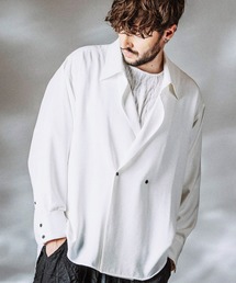 NO ID.（ノーアイディ）の「【NO ID.】Double Breasted Drape Over Shirt / ダブルブレストドレープオーバーシャツ（シャツ/ブラウス）」