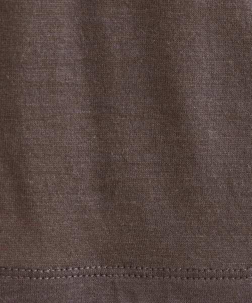 OPAQUE.CLIP(オペークドットクリップ)の「配色レイヤードロングスリーブTシャツ【洗える】(Tシャツ/カットソー・レディース・グレー系4/ブラウン系その他5/チャコール・00)」の14枚目の写真