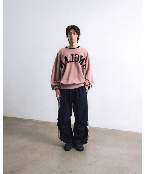 ANGLAN（アングラン）の「Palette Applique Sweat Shirt - Pink（スウェット・メンズ・その他・ONE SIZE）」の3枚目の写真