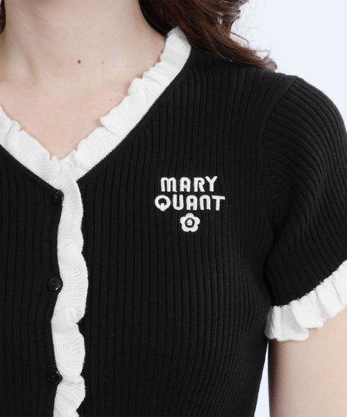 MARY QUANT(マリークワント)の「リブフリル カーディガン(カーディガン/ボレロ・レディース・レッド/ホワイト/グレー/ブラック・M)」の15枚目の写真