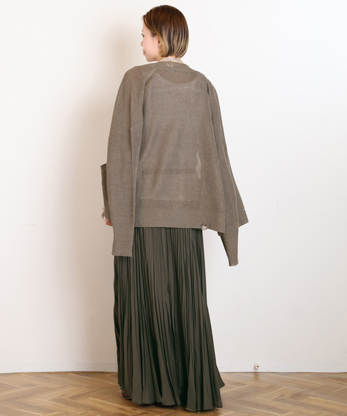 AP STUDIO(エーピーストゥディオ)の「プリーツスカート(スカート・レディース・スミクロ/ブラウン/タン・36/38)」の21枚目の写真