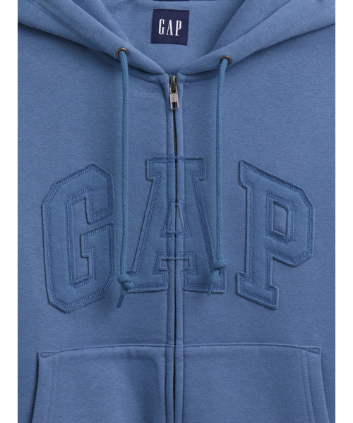 GAP(ギャップ)の「ヴィンテージソフト オーバーサイズ GAPロゴ ジップアップパーカー(パーカー・メンズ・ブラック/ブルー・XS/S/M/L/XL)」の15枚目の写真