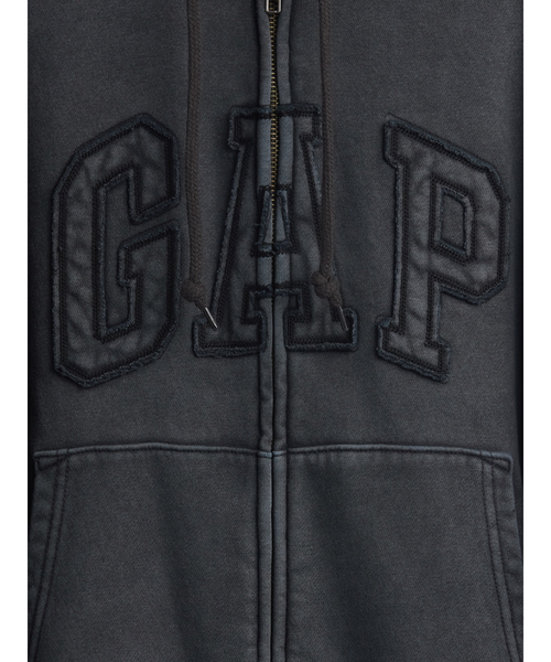 GAP(ギャップ)の「ヴィンテージソフト オーバーサイズ GAPロゴ ジップアップパーカー(パーカー・メンズ・ブラック/ブルー・XS/S/M/L/XL)」の16枚目の写真