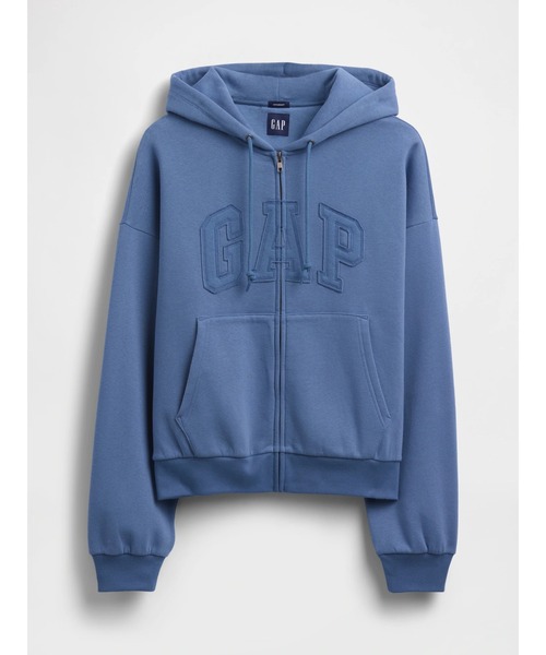 GAP(ギャップ)の「ヴィンテージソフト オーバーサイズ GAPロゴ ジップアップパーカー(パーカー・メンズ・ブラック/ブルー・XS/S/M/L/XL)」の10枚目の写真