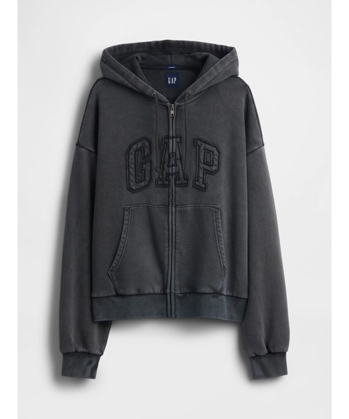 セール】ヴィンテージソフト オーバーサイズ GAPロゴ ジップアップ