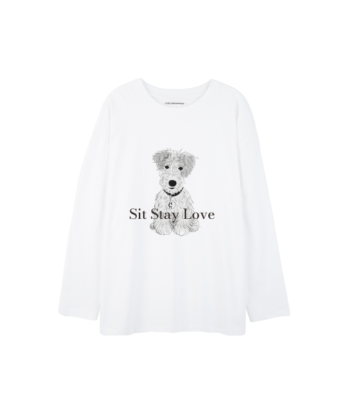 HARDCORE HAPPINESS(ハードコアハピネス)の「(L)SIT STAY LOVE ロングスリーブ(Tシャツ/カットソー・レディース・その他・FREE)」の2枚目の写真
