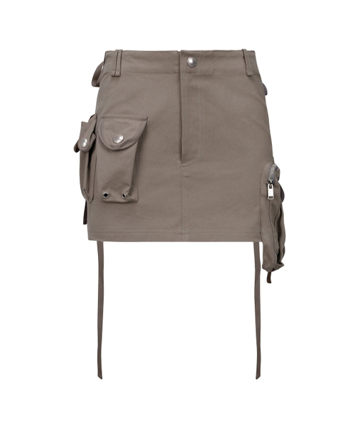 NACHE(ナチェ)の「STRAP CARGO MINI SKIRT VINTAGE BEIGE(スカート・レディース・その他・1/0)」の3枚目の写真