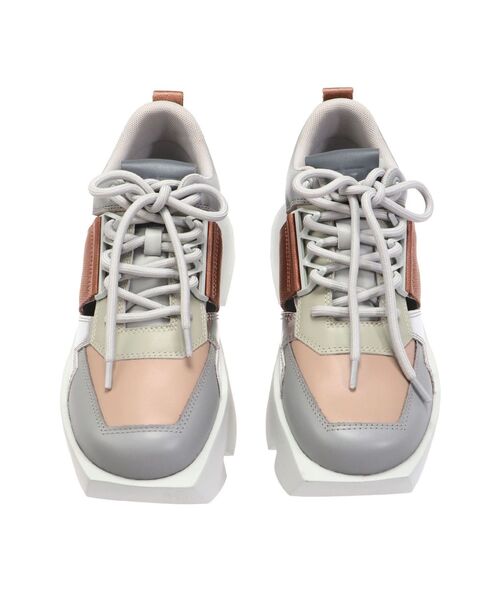 UNITED NUDE(ユナイテッドヌード)の「【UNITED NUDE】Bull Sporty(スニーカー・レディース・グレー/ブラック・35/36/37/38/39)」の3枚目の写真