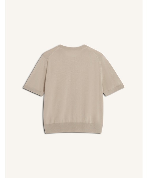 Maison Kitsune（メゾンキツネ）の「BABY FOX FINE MERINO SHORT SLEEVE CARDIGAN（カーディガン/ボレロ・レディース・ライトオリーブ・L/M/S/XS）」の3枚目の写真